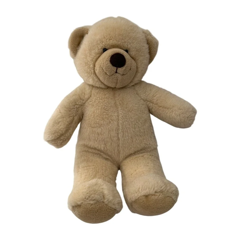 Build A Bear Teddy Bear Plush Tan Stuffed Animal 16in Kids Toy Nursery Decor